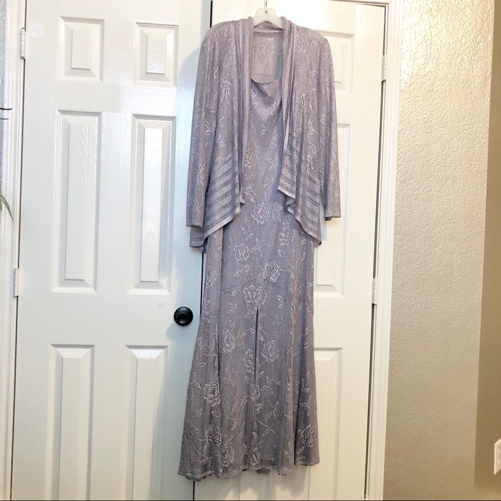 Lavender David’s Bridal Dress